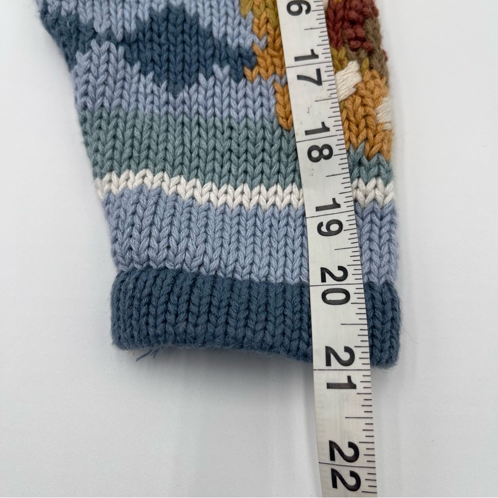 Vtg Import Workshop Sunflower Cardigan Sweater Chunky Knit Women’s Large - Picture 11 of 12